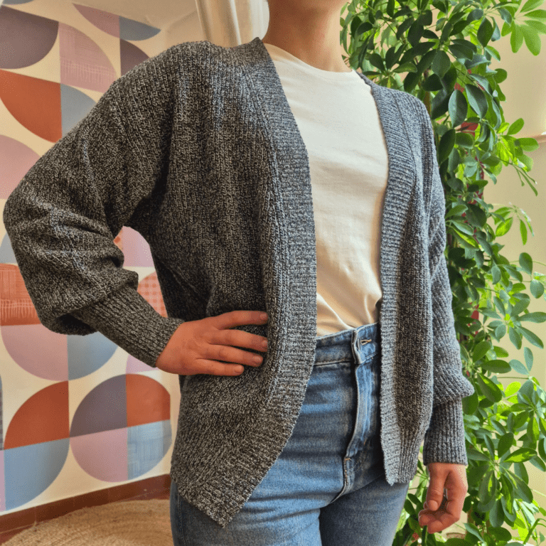 cardigan donna jeans rigenerato